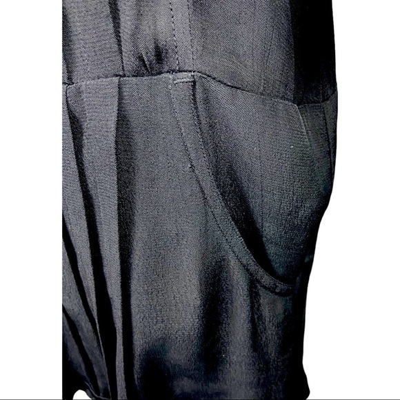 JBC I Wish You Embroidered Black Pleated Lined Midi Dress US Small - Picture 6 of 16